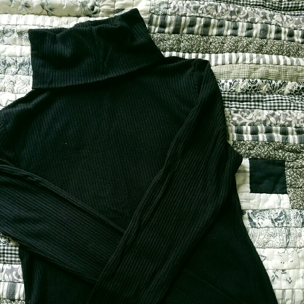 Topshop Black Turtleneck