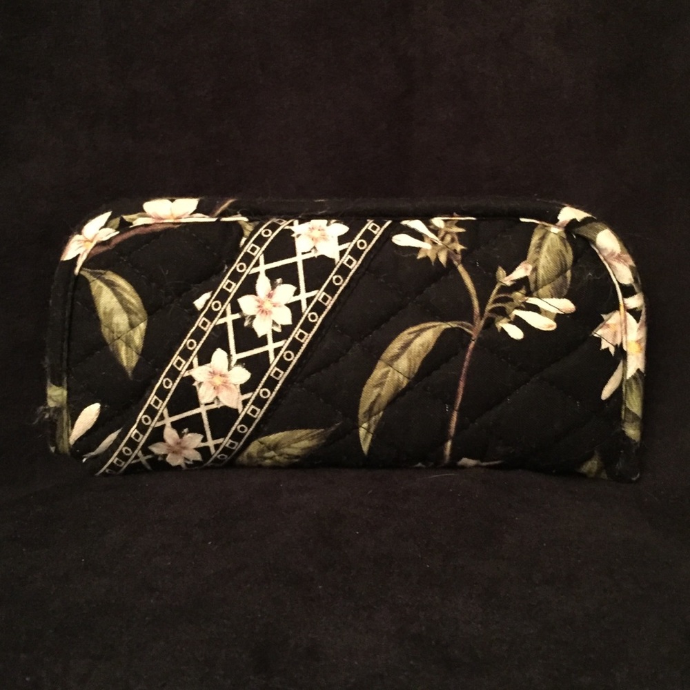 Black Vera Bradley Double Eyeglass Case