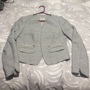 Loft Pinstripe Blazer