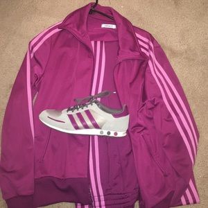 Adidas Track Suit and Shoes