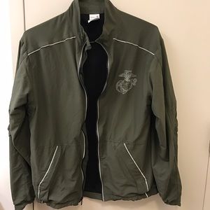 Marine corps windbreaker jacket