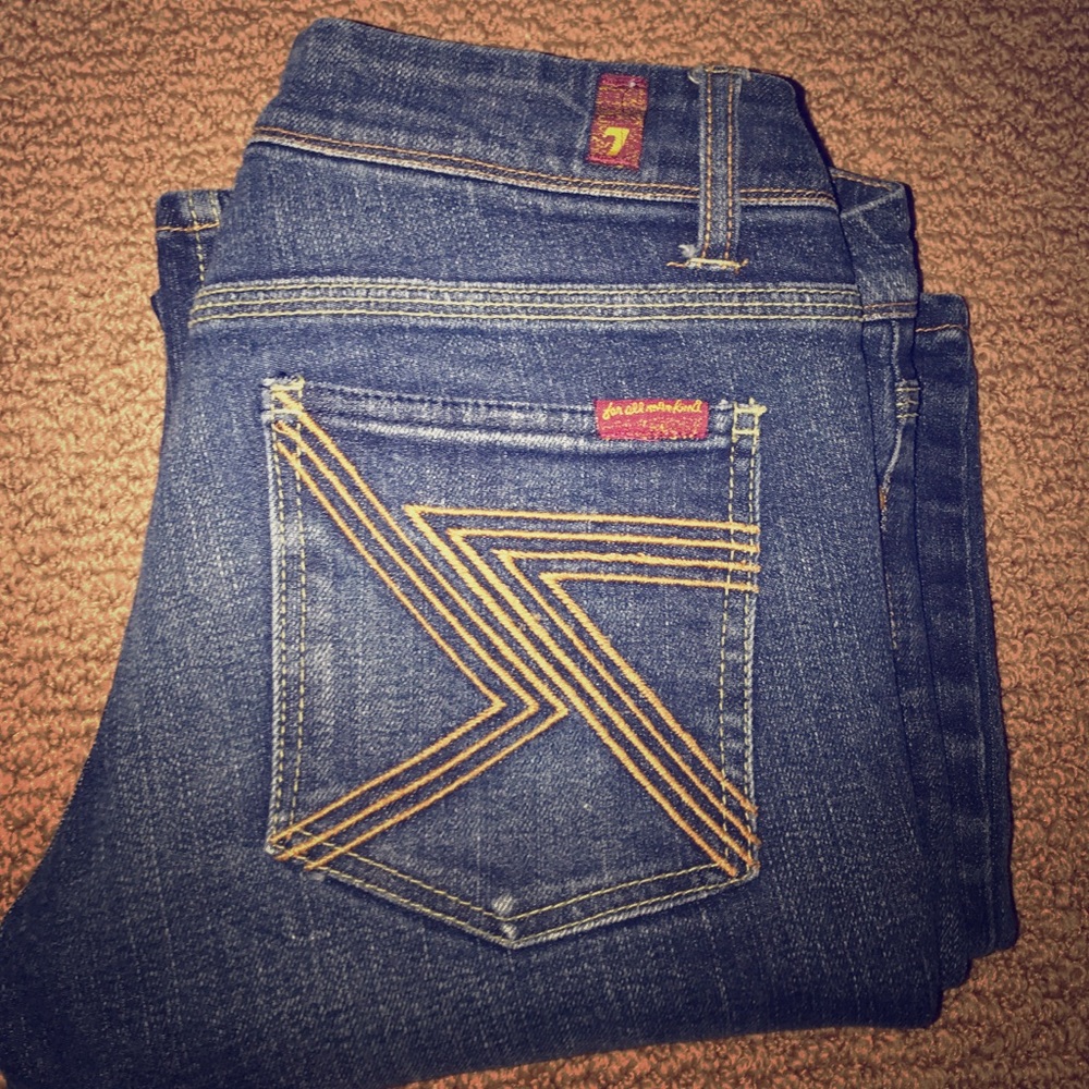 Seven For Mankind Jeans size28 Bootleg cut