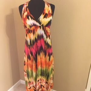 Multicolored maxi dress
