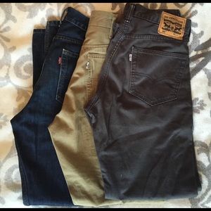 3 Levi's 505  jeans!