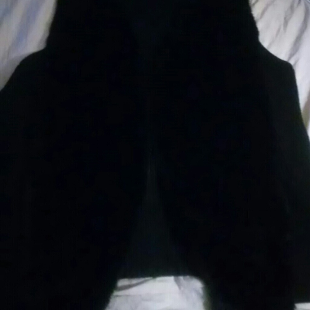 Alfani Faux Fur black Vest 2x