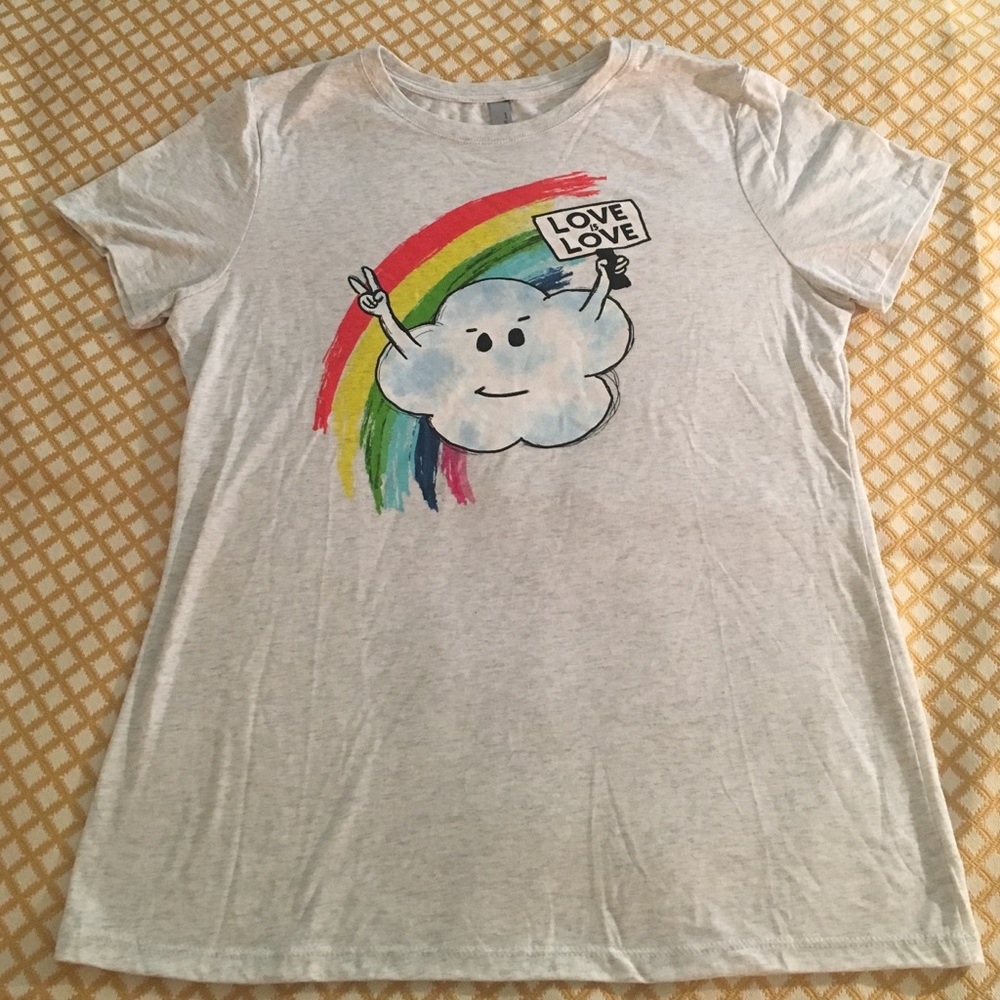 Love is love T shirt. Brand new without tags.