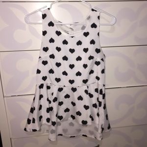 Peplum tank top