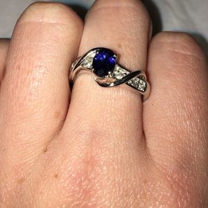 Sapphire Infinity ring