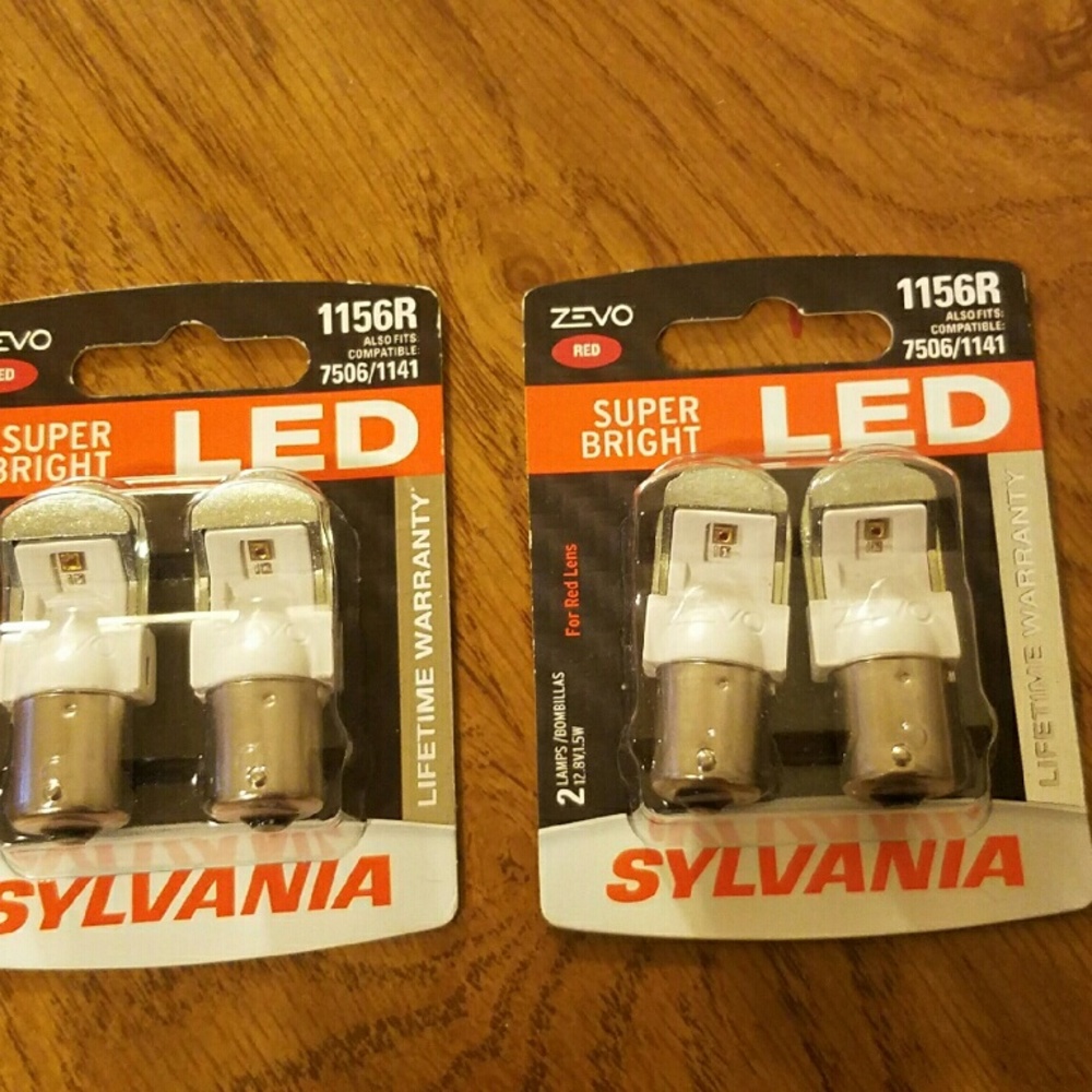 New Zevo Red Super Bright LED lights. (4) total