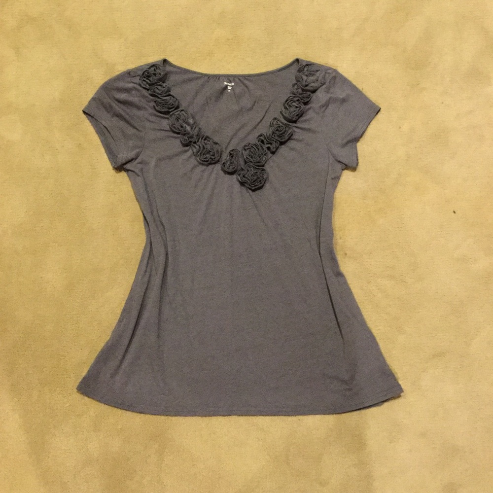 Garnet Hill Floral Blouse