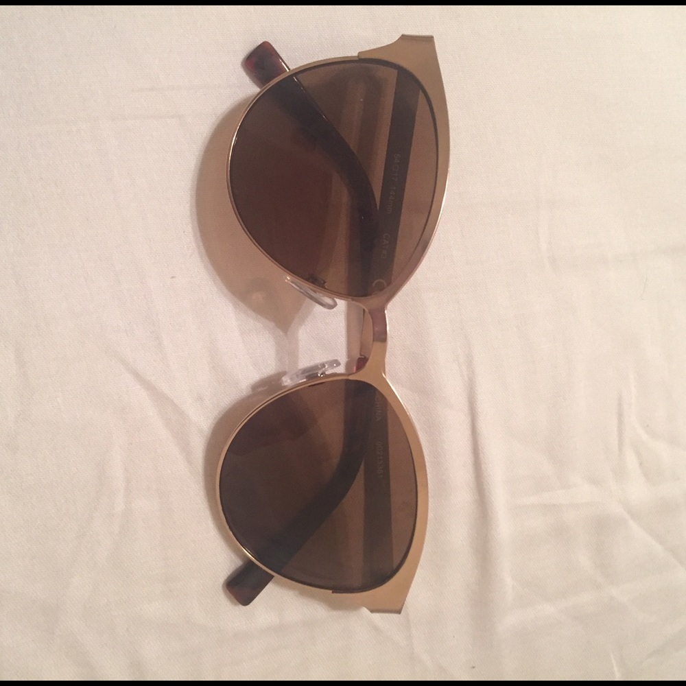 forever 21 gold sunglasses