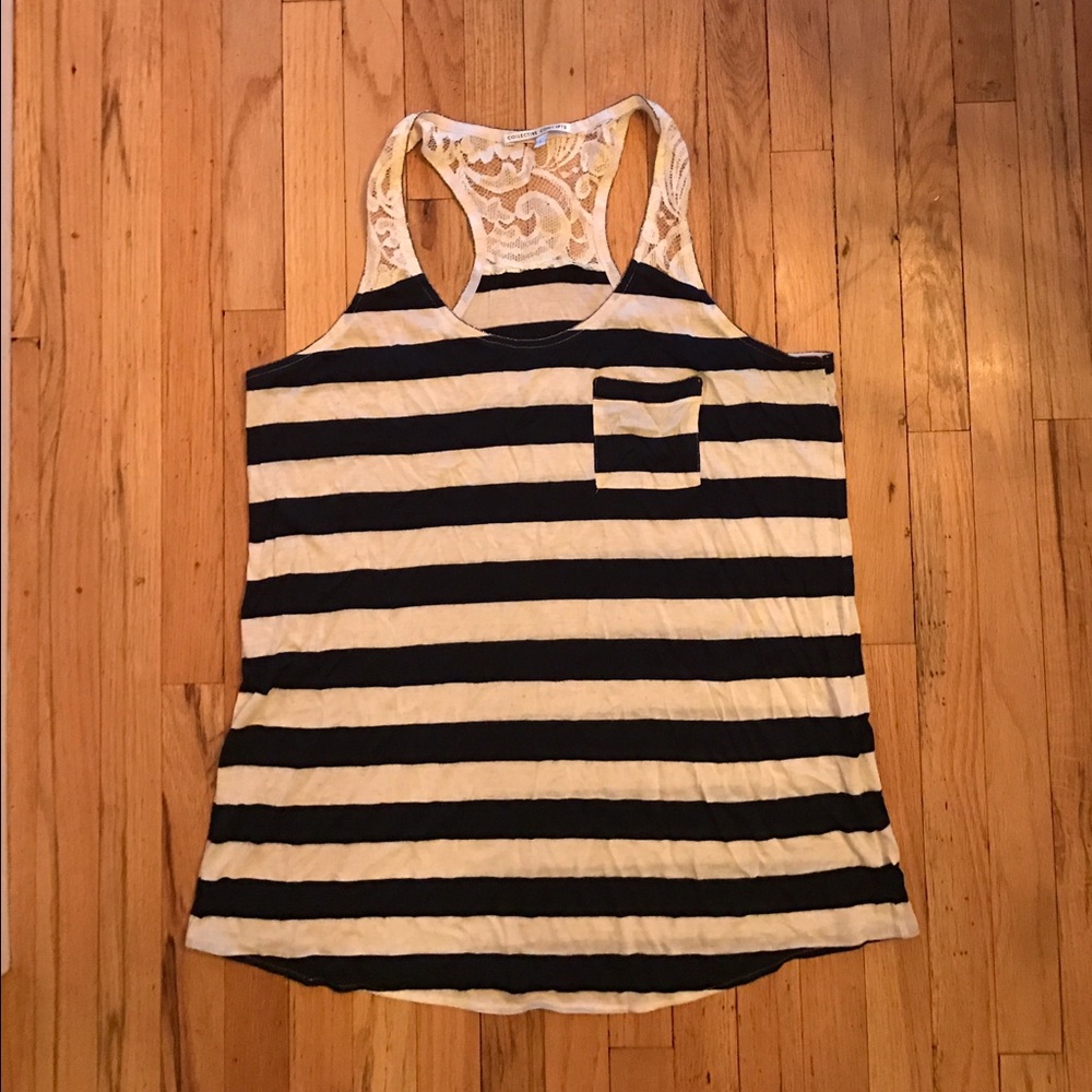 Collective Concepts Racerback Striped Tank