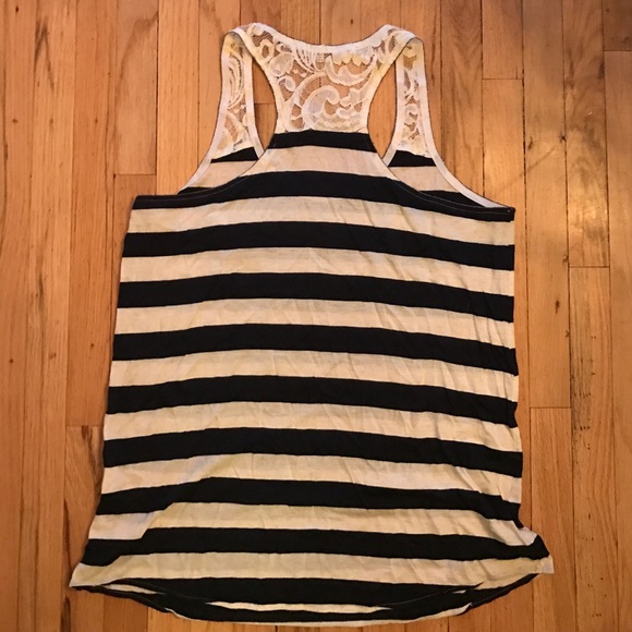 Collective Concepts Racerback Striped Tank - Picture 4 of 4