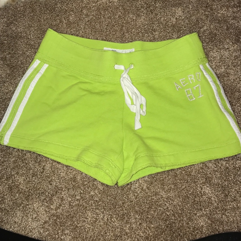 Lime green Aeropostale shorts