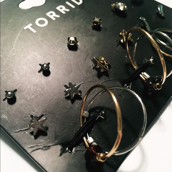 torrid Jewelry - Multi Cosmic Stud Hoop Set torrid Jewelry - Multi Cosmic Stud Hoop Set