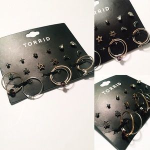 torrid Jewelry - Multi Cosmic Stud Hoop Set torrid Jewelry - Multi Cosmic Stud Hoop Set