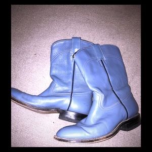 Vintage Blue Boots