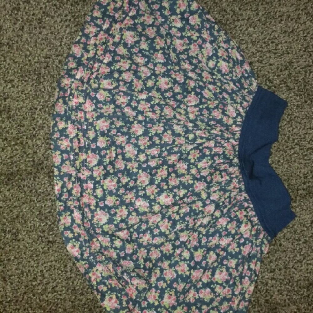 Floral skater skirt