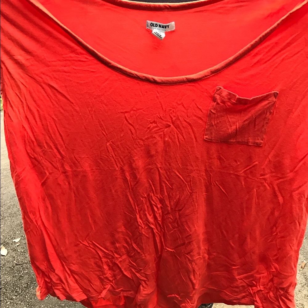Orange Old Navy Top