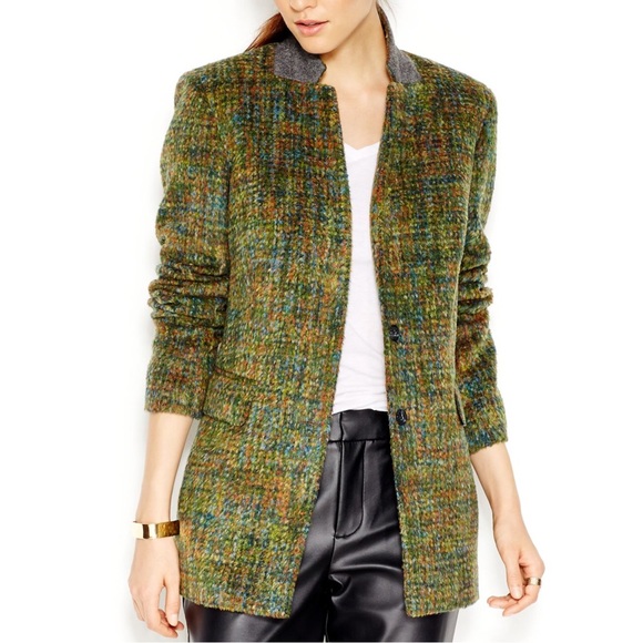 RACHEL Rachel Roy Jackets & Blazers - RACHEL Rachel Roy Long-Sleeve Brushed Blazer