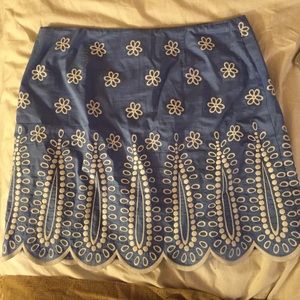 Blue Vineyard Vines Skirt
