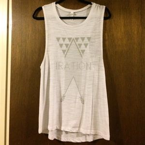 Iration (the band) muscle tee tank top