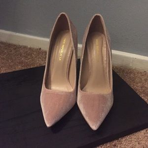 Suede heels