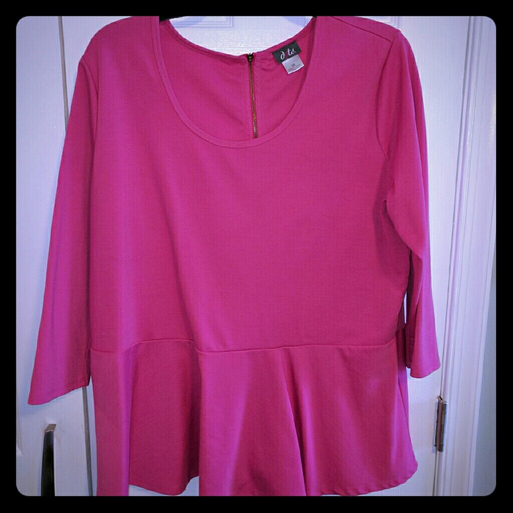 Plus peplum tops