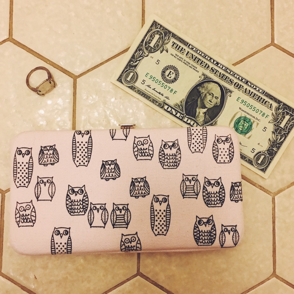 NWT Francesca's Owl Wallet