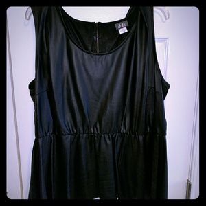 Plus size peplum top