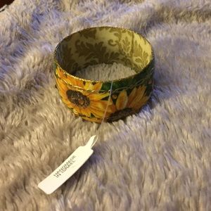 Sunflower bangle Iris Design
