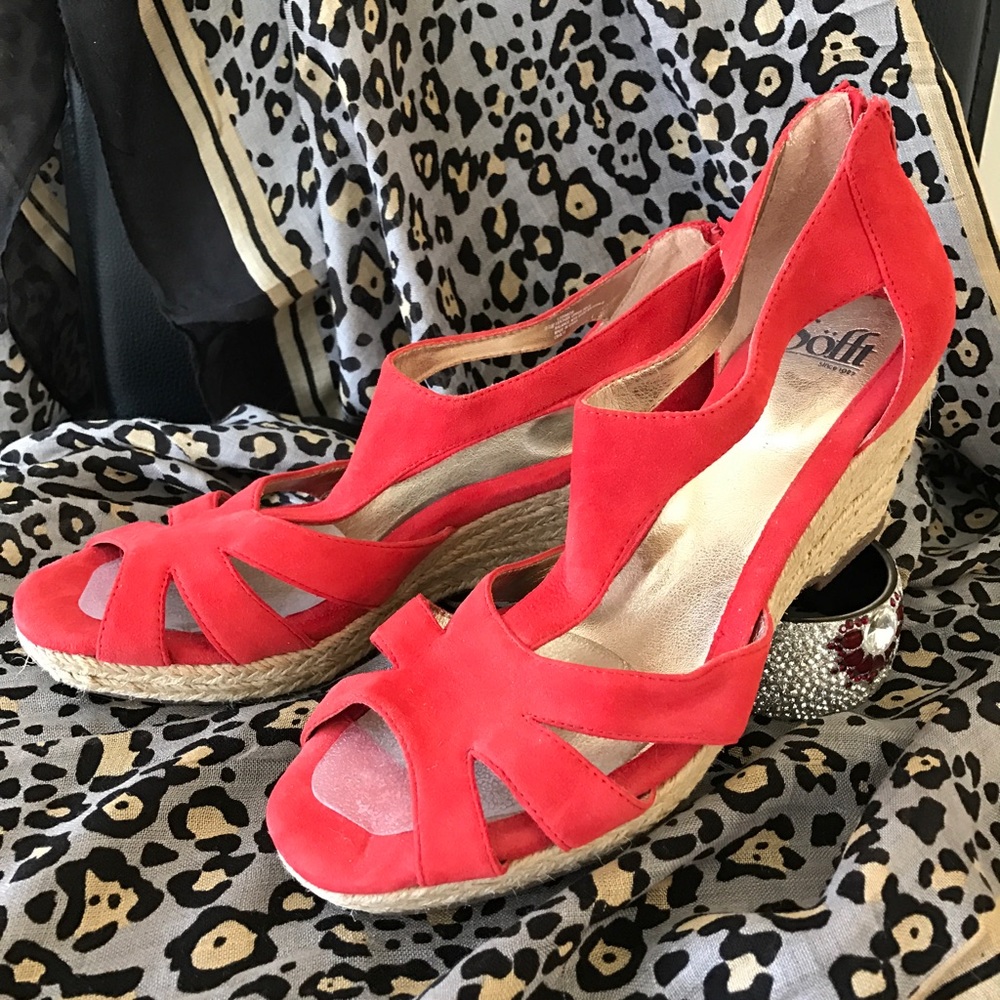 Sofft NEVER WORN Suede Morocco Espadrilles 2.5"