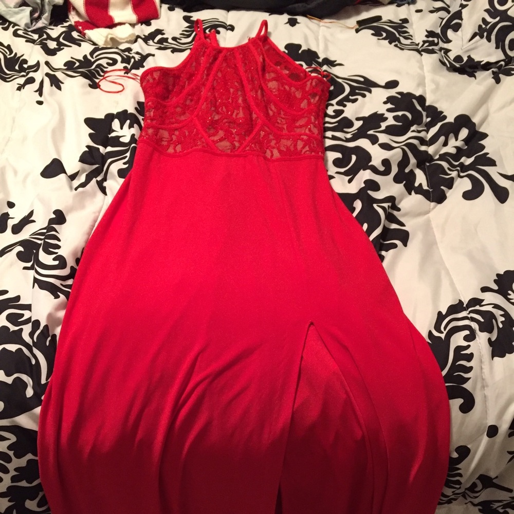 A red dress.