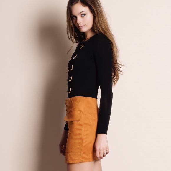 Lace Up Bodysuit - Picture 2 of 4