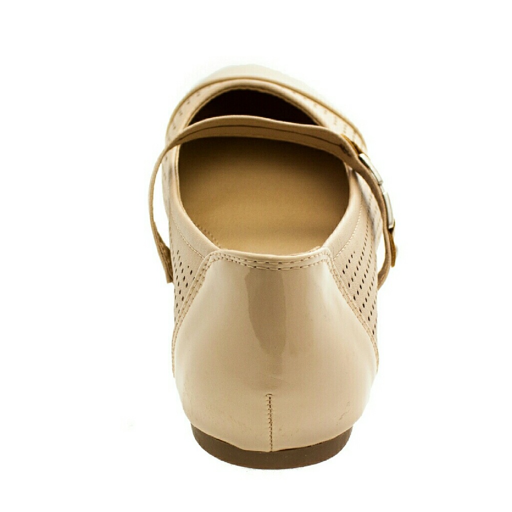 Tory K Women Mary Jane Ballet Flats, b-1334, Tan - Picture 3 of 5