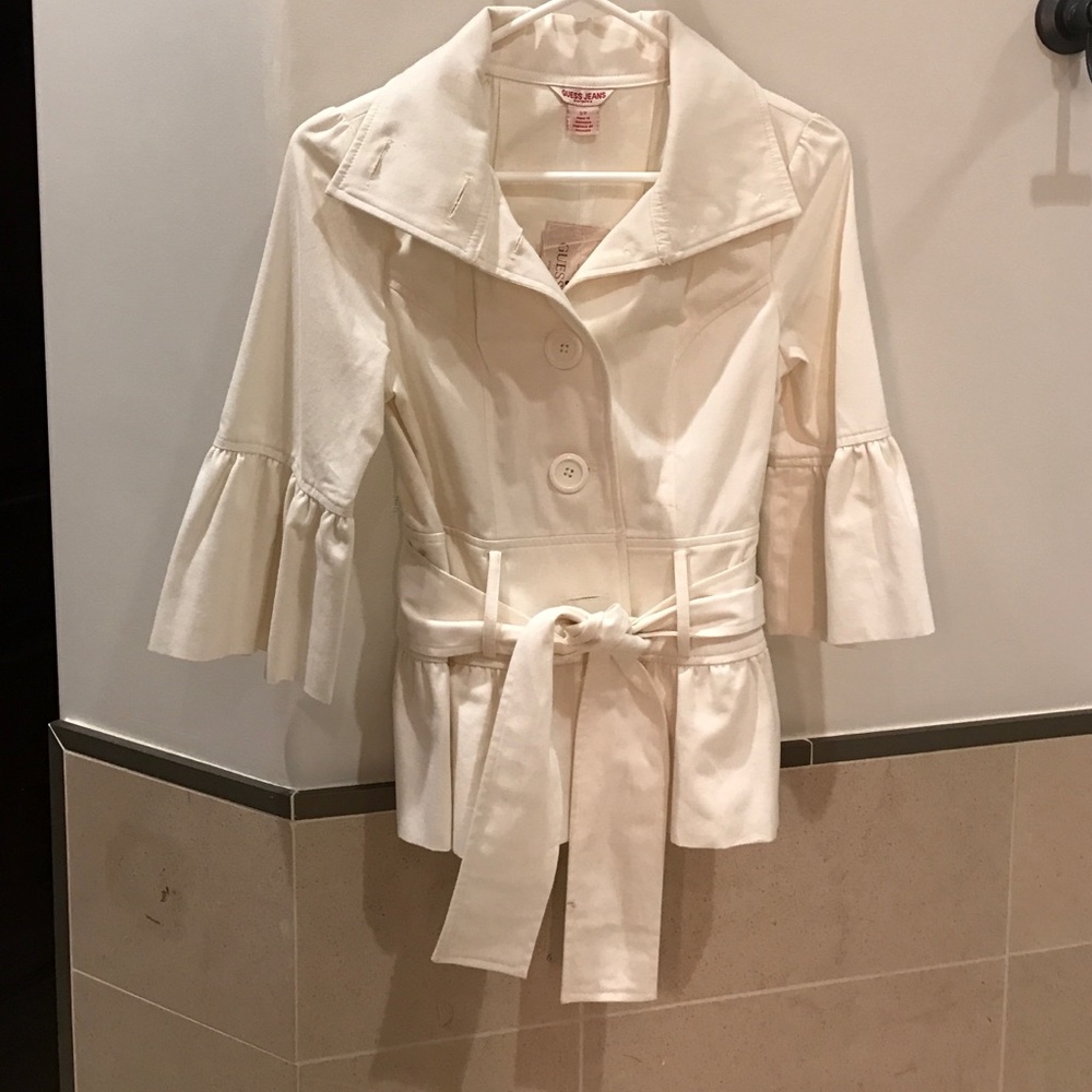 Guess off white jacket