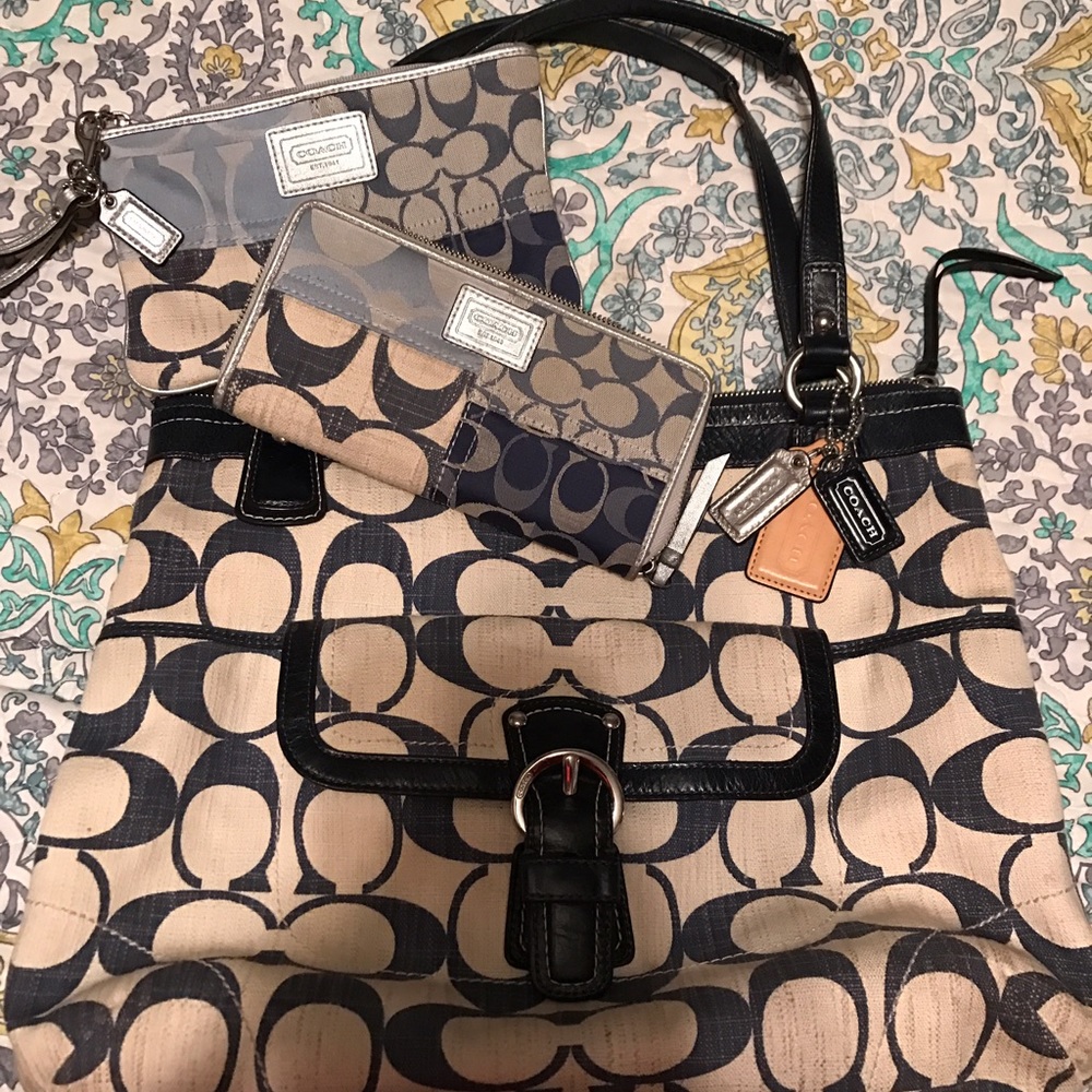 Coach denim hard to find bundle