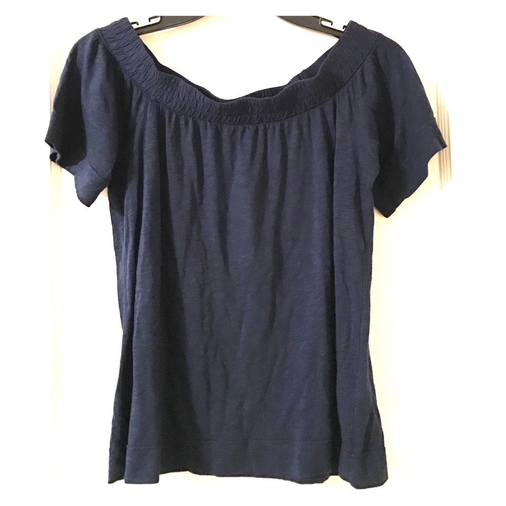Splendid navy cotton top NWT