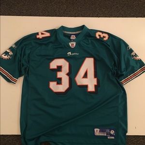 Miami Dolphins jersey.