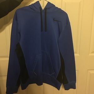 Blue nike sweatshirt