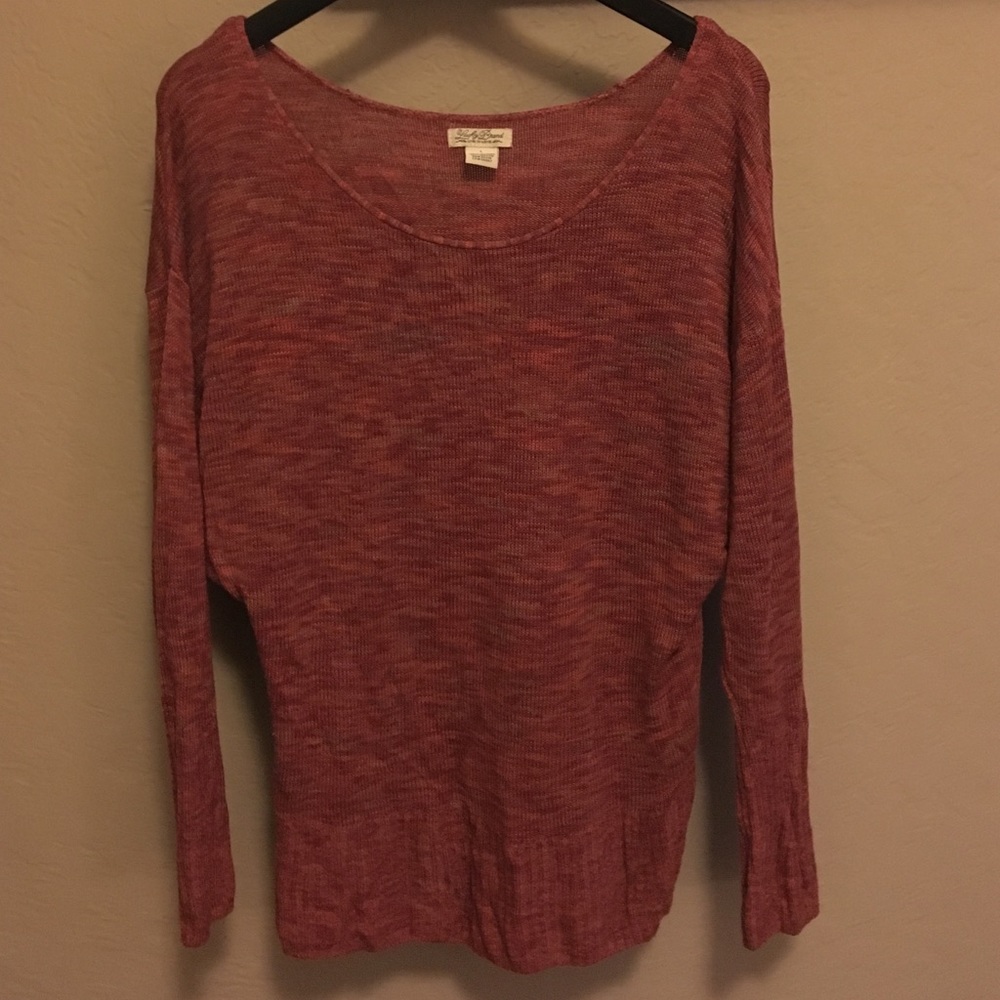 Lucky Brand sweater top with dolman type sleeves
