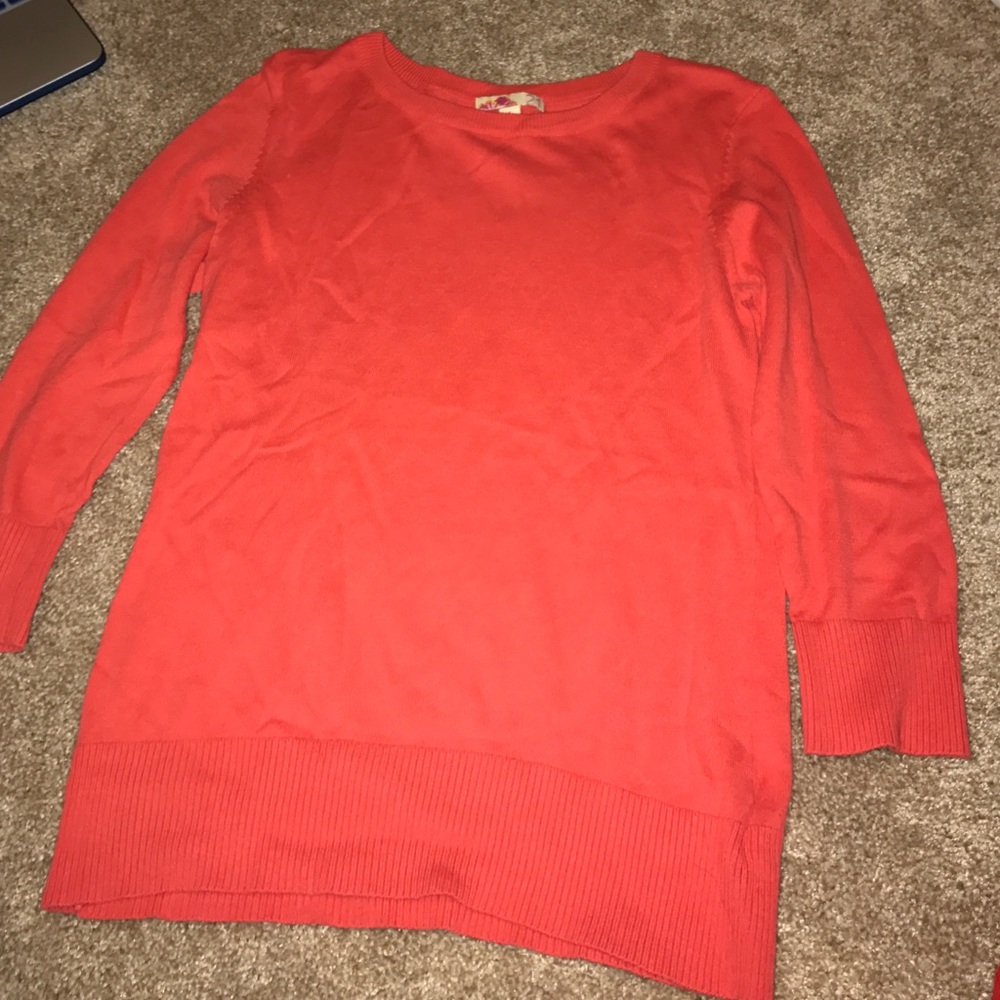 Coral sweater from 21