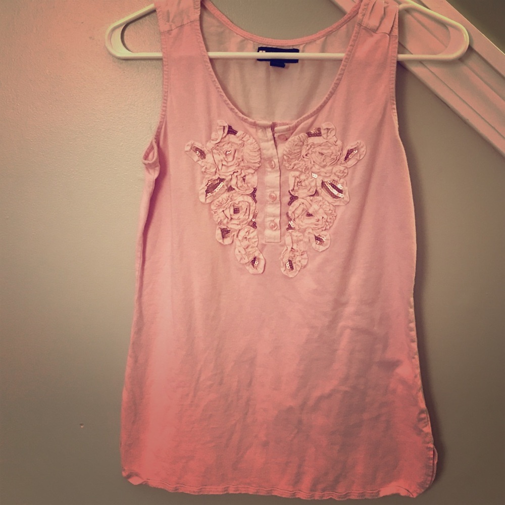 Pink tank too blouse