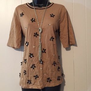 NWT Ann Taylor Flower Top