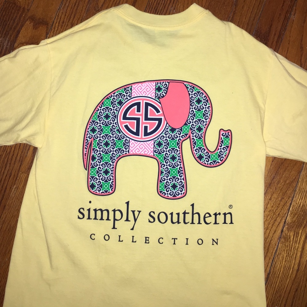 Simply Southern Yellow Elephant T-shirt