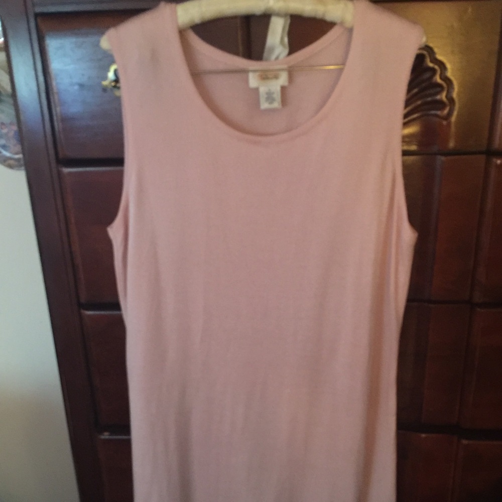 Talbots Pink Sweater Dress, shell and jacket L - Picture 3 of 4