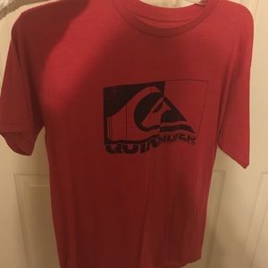 Red and black quicksilver tee