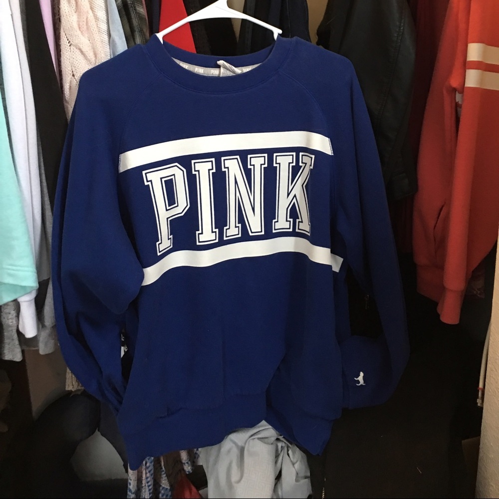 Victoria Secret Pink crew sweater 💙