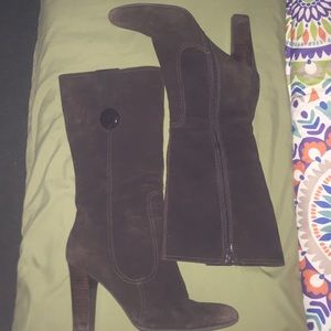 Franco sarto suede knee high boots