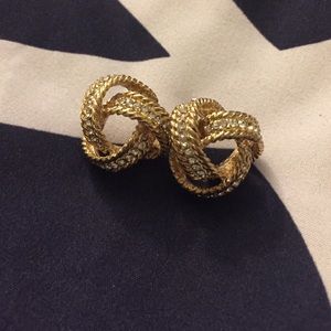 Gold Knot Studs